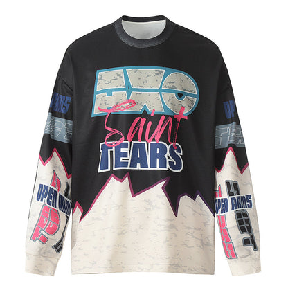 Saint Michael Printed Long Sleeve T-Shirt