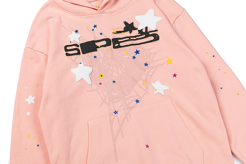 Sp5der Bellini Hoodie Pink #3816