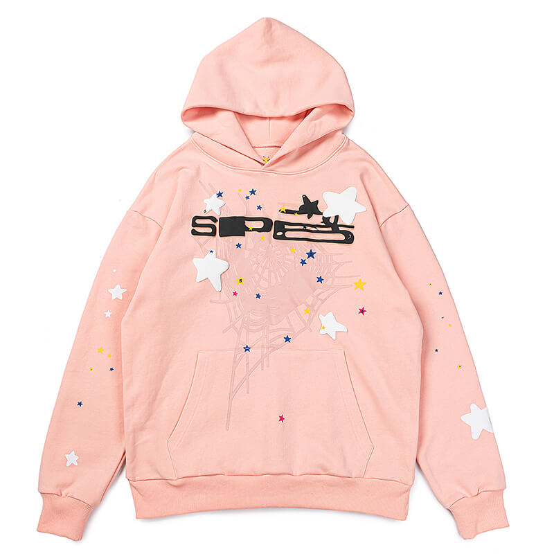 Sp5der Bellini Hoodie Pink #3816