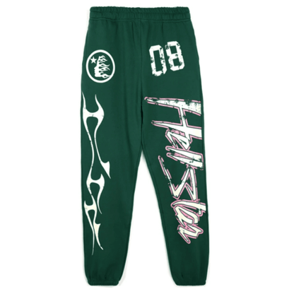 Hellstar Paradise Washed pants Green