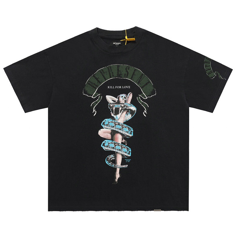 REPRESENT Snake T Shirt Oversize