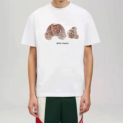 Palm Angels Leopard Teddy Bear T-Shirts