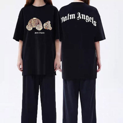 Palm Angels Leopard Teddy Bear T-Shirts