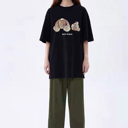 Palm Angels Leopard Teddy Bear T-Shirts