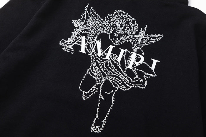 AMIRI Cupid Rhinestone Hoodie