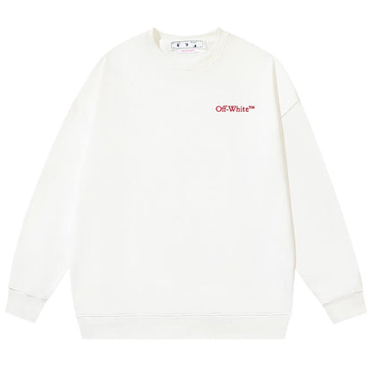 Off-White logo-print long-sleeve sweatshirt