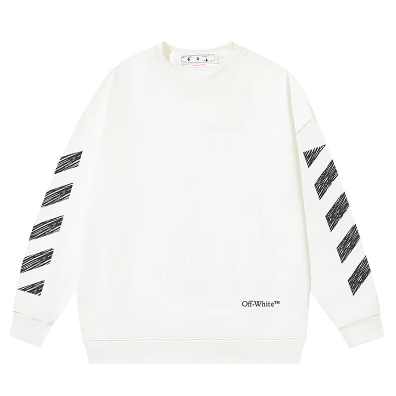 Off White SCRIBBLE DIAG BOXY Sweatshirts