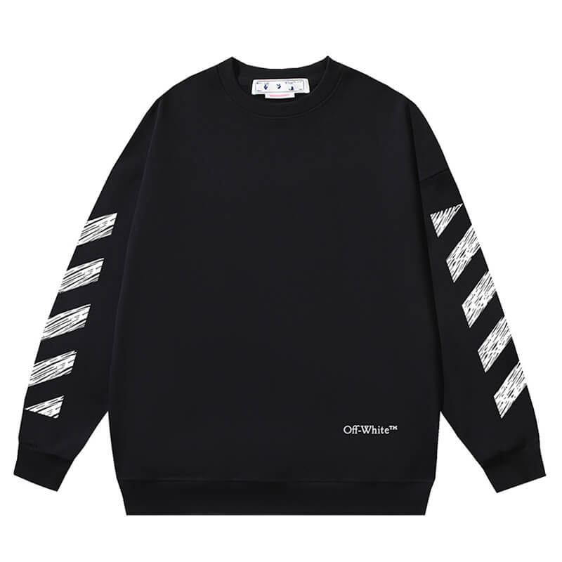 Off White SCRIBBLE DIAG BOXY Sweatshirts