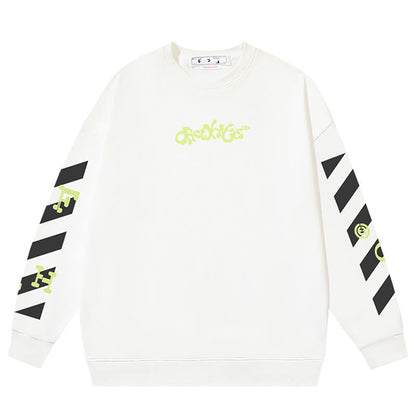 Off White Opposite Arr Boxy Crewneck Sweatshirt