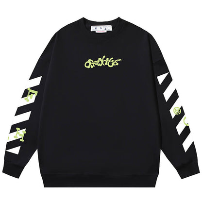 Off White Opposite Arr Boxy Crewneck Sweatshirt