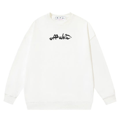 Off White Paint Arrow Slim Sweatshirts