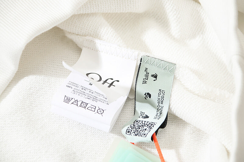 Off White Paint Arrow Slim Sweatshirts