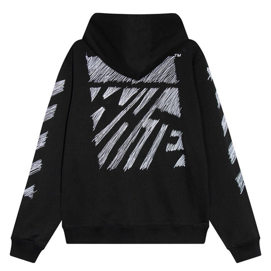 OFF-WHITE Diag Scribble Hoodie Oversize