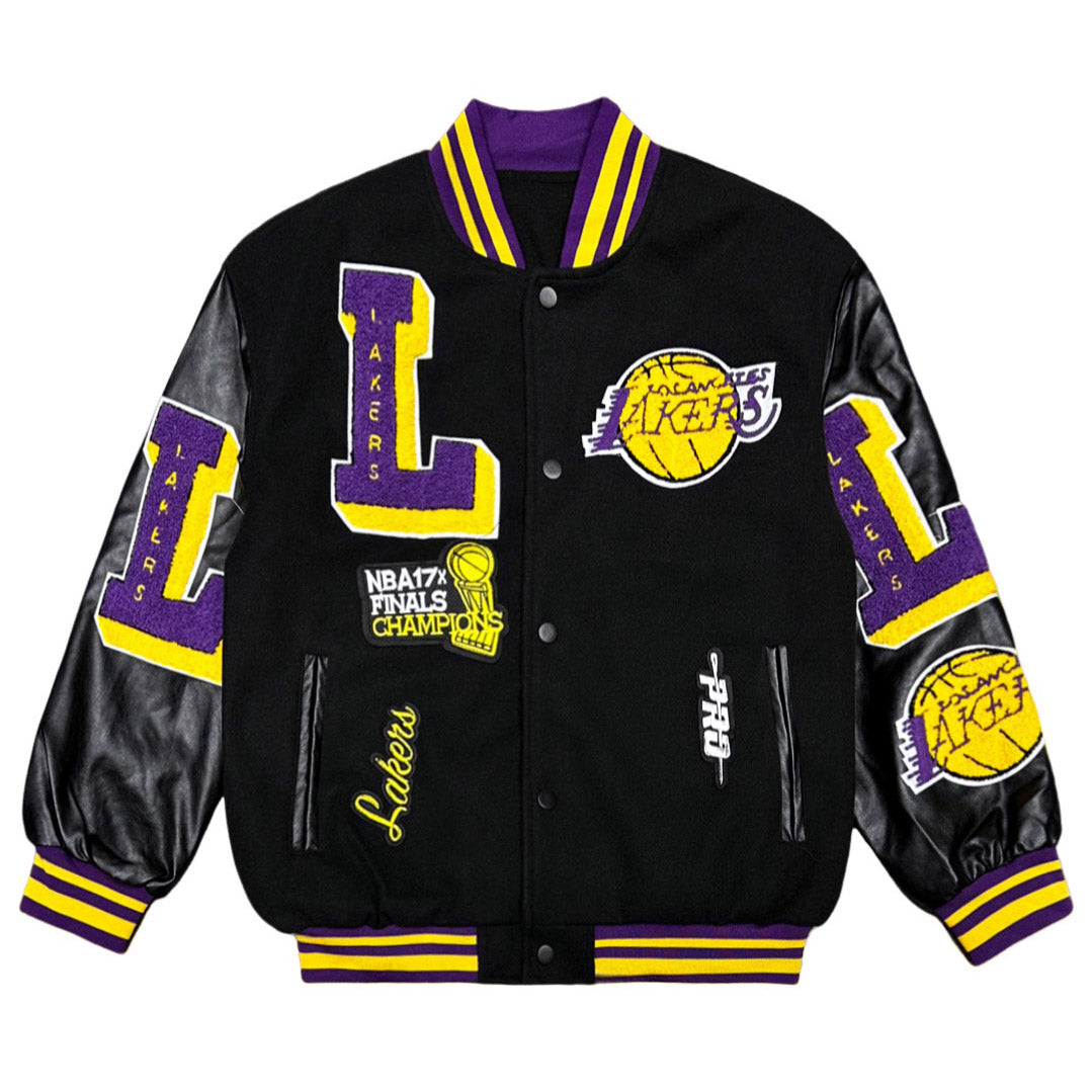 Los Angeles Lakers Mash Up Capsule Varsity Full-Zip Jacket