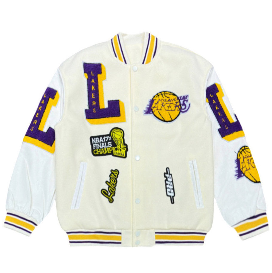 Los Angeles Lakers Mash Up Capsule Varsity Full-Zip Jacket