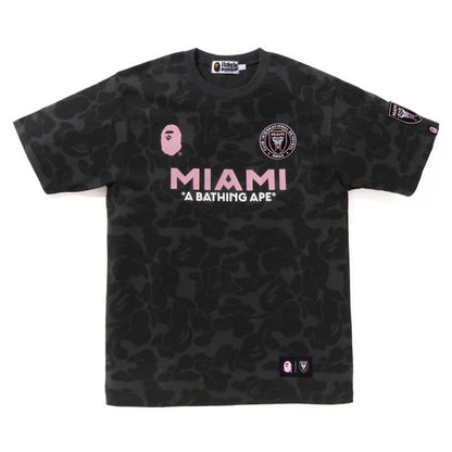 BAPE x Miami T-Shirts #717 Black