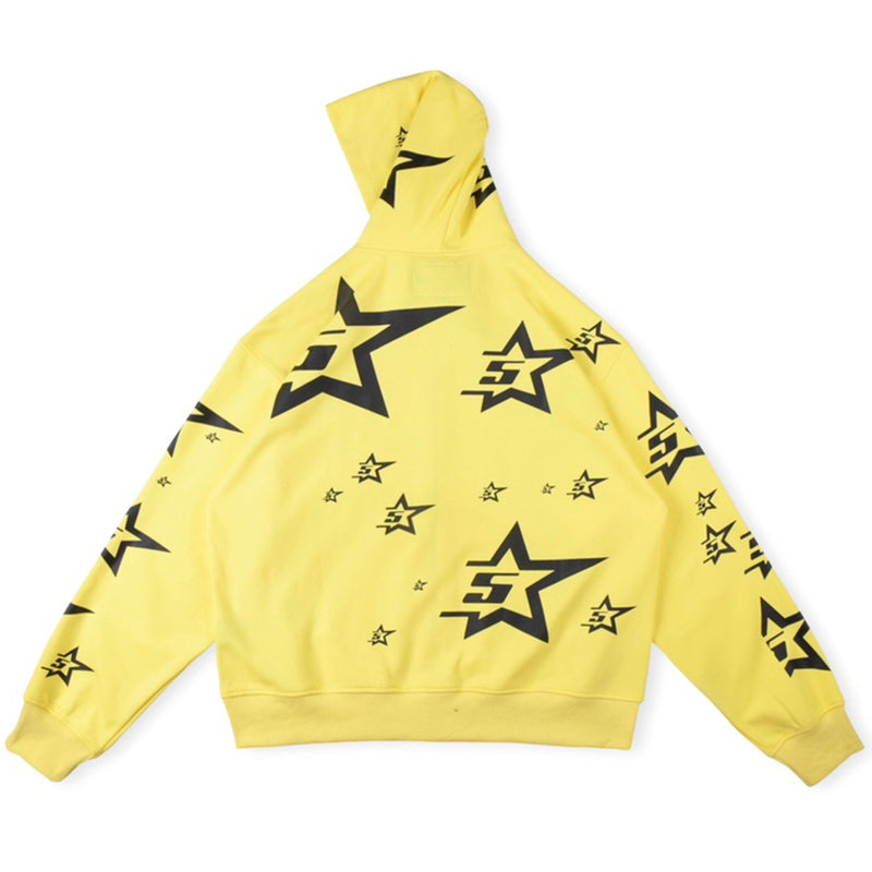 Sp5der Double Layer 5 Star Zip Hoodie