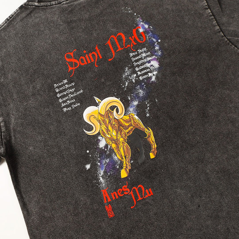 Saint Michael Cartoon Print T-Shirt