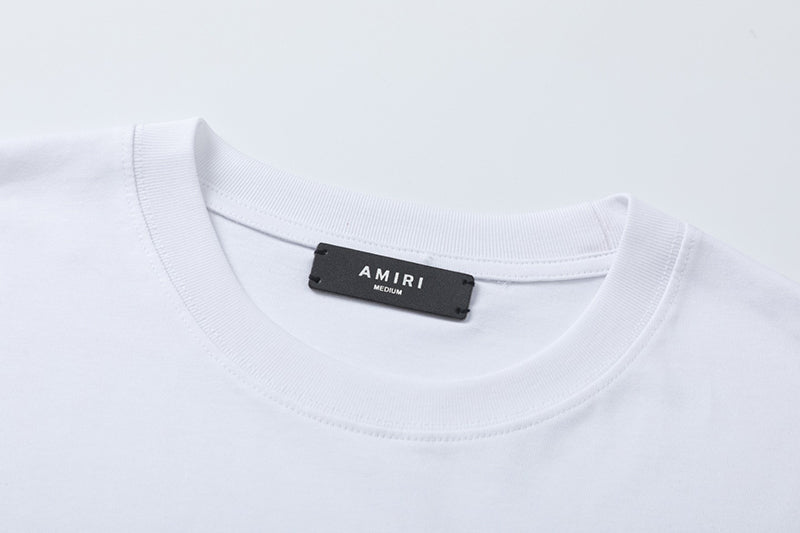 AMlRl Staggered Logo Print Cotton Jersey T-Shirt