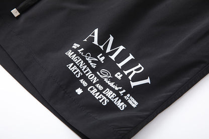 AMIRI Letter Logo Print Short