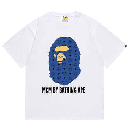 BAPE x MCM By Bathing Tee