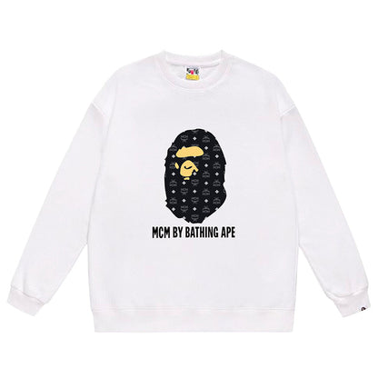 BAPE x MCM Ape Head Print Sweatshirt