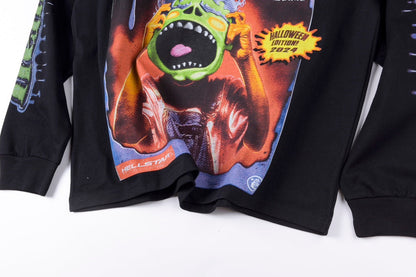 Hellstar Horror Book Longsleeves T-shirt