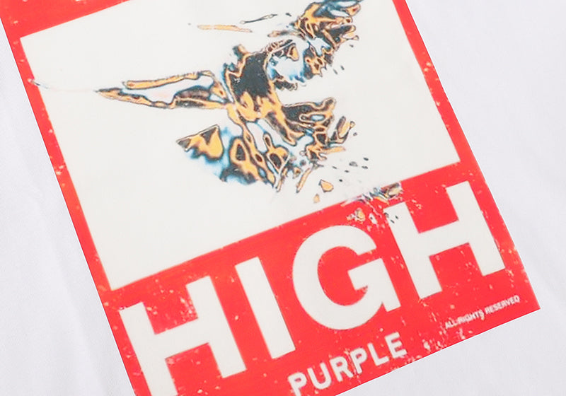 Purple Brand Fly High Print T-Shirt