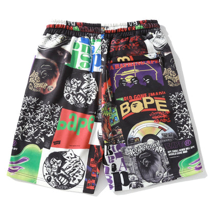 BAPE Album Monogram Shorts