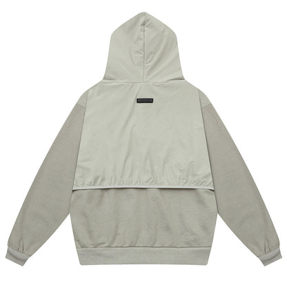 Fear Of God Essentials Letter Logo Splicing Hoodie