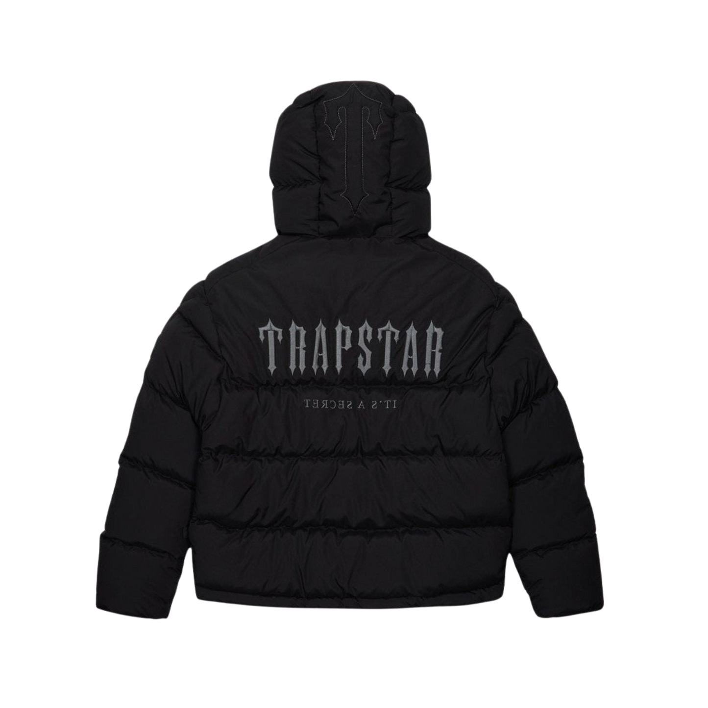 TRAPSTAR DECODED HOODED PUFFER JACKET 2.0 - BLACK