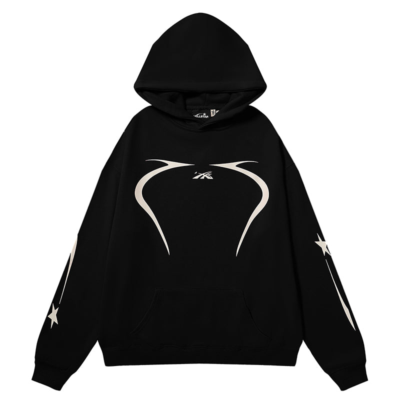 Hellstar Sports Jet Black / Red Hoodie