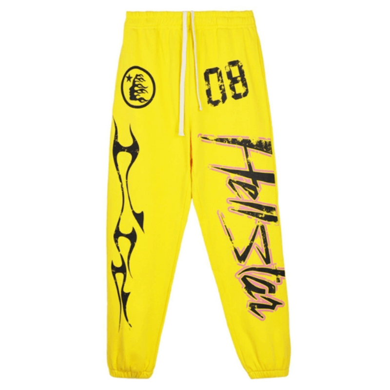 Hellstar Paradise Washed pants Yellow