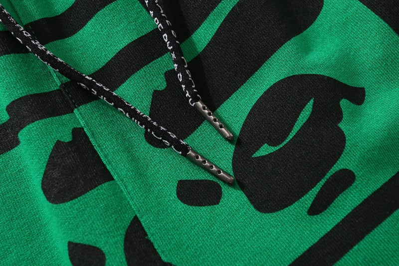 BAPE All over letter print sweatpants