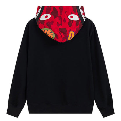 Bape Shark head camouflage Hoodie