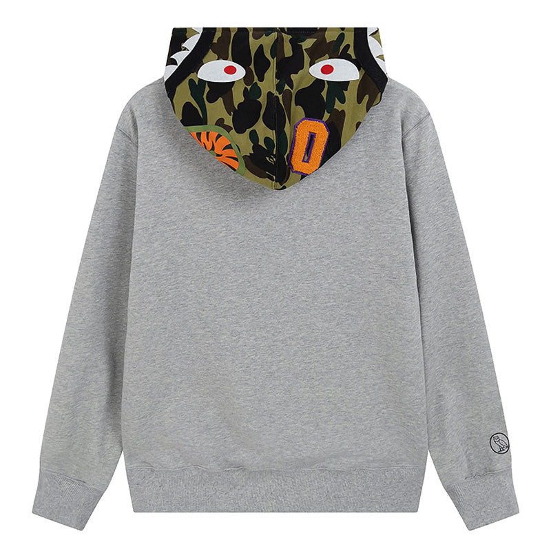 Bape Shark head camouflage Hoodie