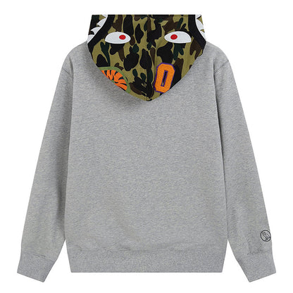 Bape Shark head camouflage Hoodie