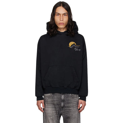 RHUDE Letter sunset print  Hoodie