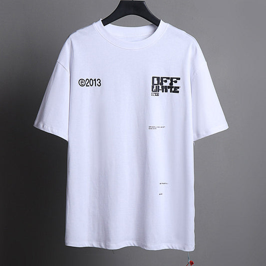 OFF WHITE Alphabet Arrow Pattern T-Shirts