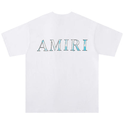 AMIRI Simple letter logo printing T-Shirts