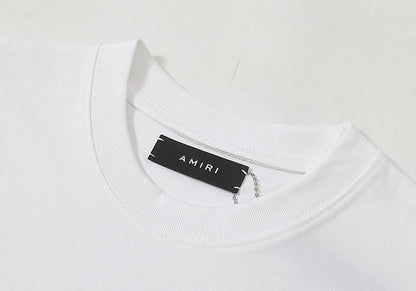 AMIRI Simple letter logo printing T-Shirts