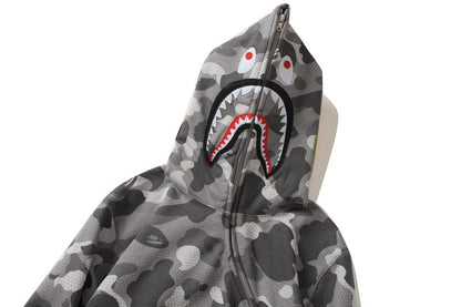 BAPE Color Camo diagonal side zipper Hoodie