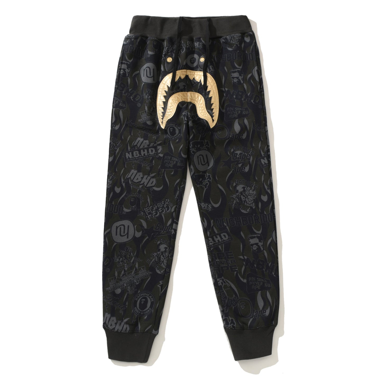 BAPE GOLD BAPE LETTER  Pants