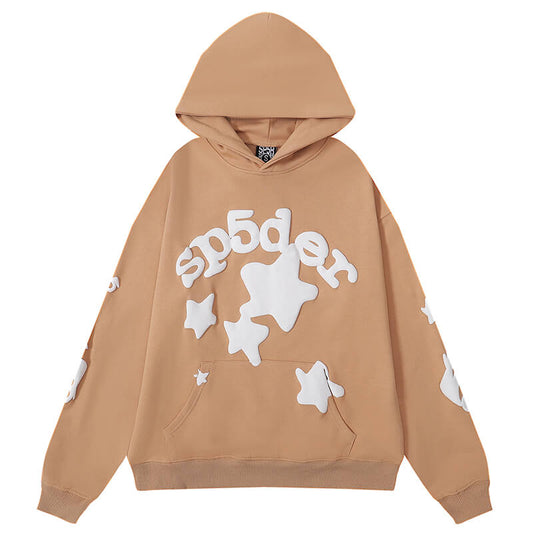 Sp5der Beluga Hoodie Apricot #8212