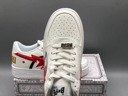 A Bathing Ape Bape Sta Low Shark White