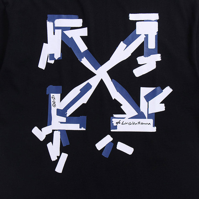 OFF-WHITE Alphabet Arrow Pattern-Print T-Shirts