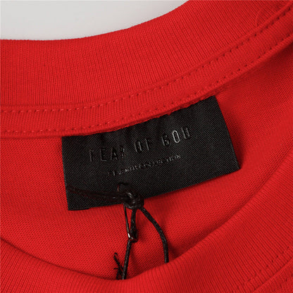 FEAR OF GOD Flocking FG7C letters T-Shirts