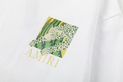 AMIRI Leopard Logo Tee