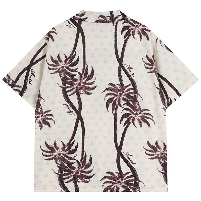 AMIRI Twisted Palms silk shirt