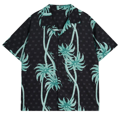 AMIRI Twisted Palms silk shirt